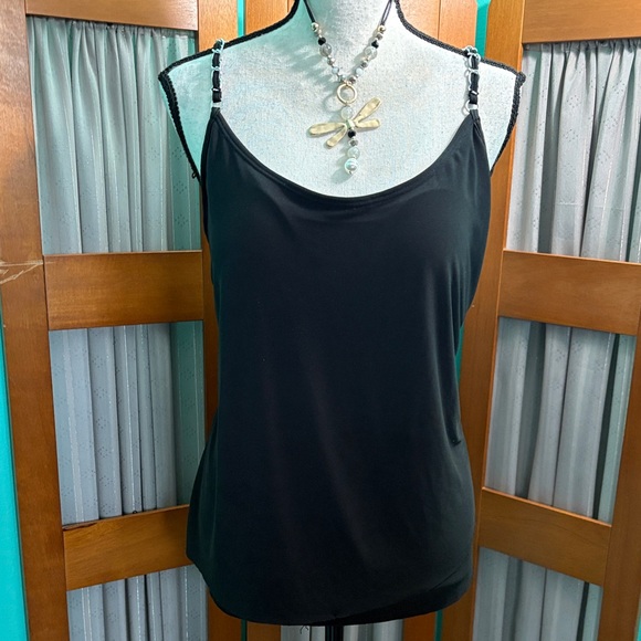 Aqua Green Elegant Black Women's Swim top - Picture 1 of 12